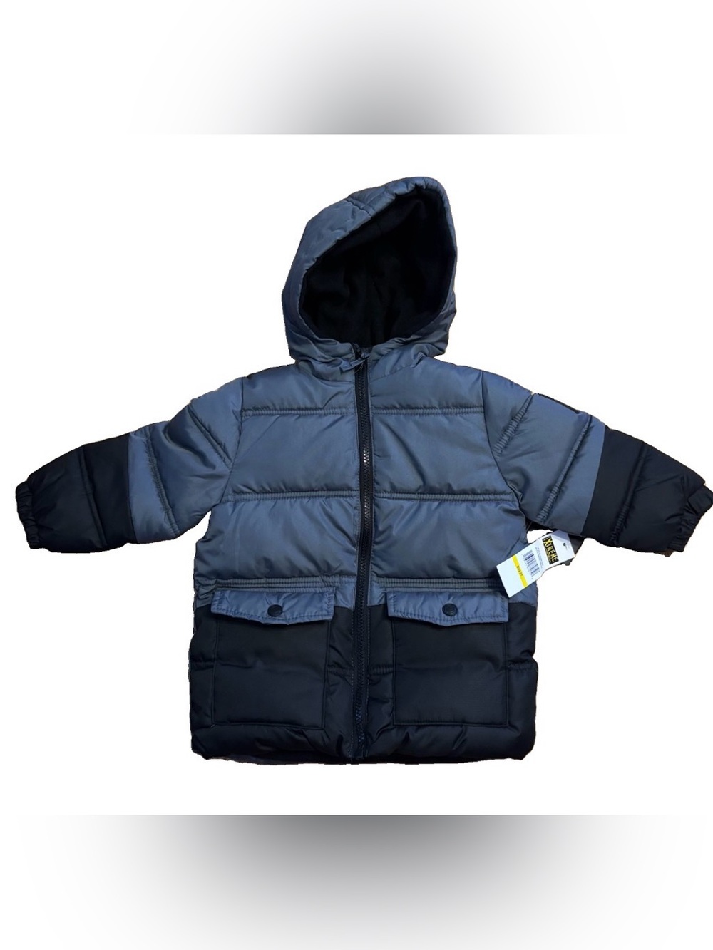 IXtreme Little Boys Full Zip Puffer Jacket - Gray/Black - 2T